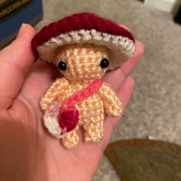 kawaii plush micro mushroom buddies amigurumi - Picture 3 of 7